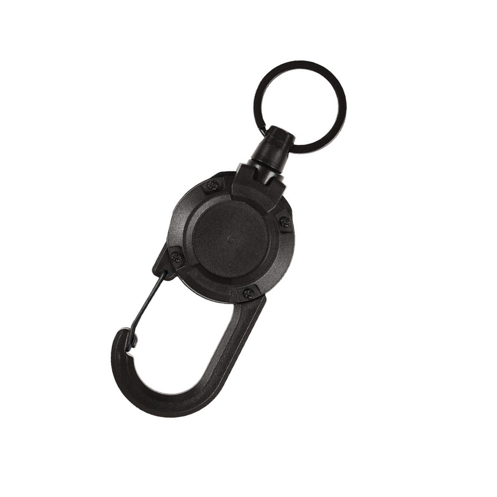 Retractable Keychain Badge Holders Hiking Key Holder Badge Reels Retractable