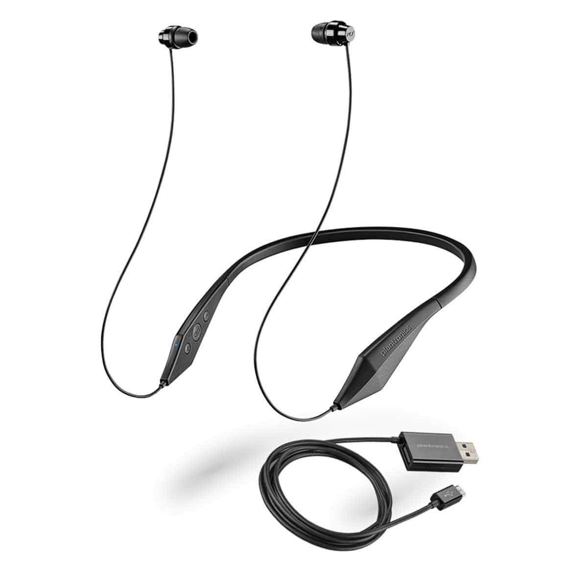 Tai nghe Bluetooth Plantronics BackBeat 105 (Đen) - Hàng Chính Hãng