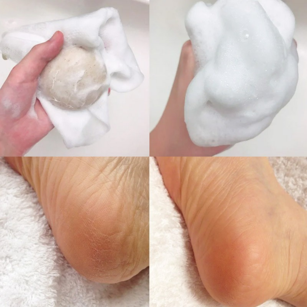 Xà phòng tẩy da chết chân Pelican Fruit Foot Care Soap 80g chiết xuất trái cây