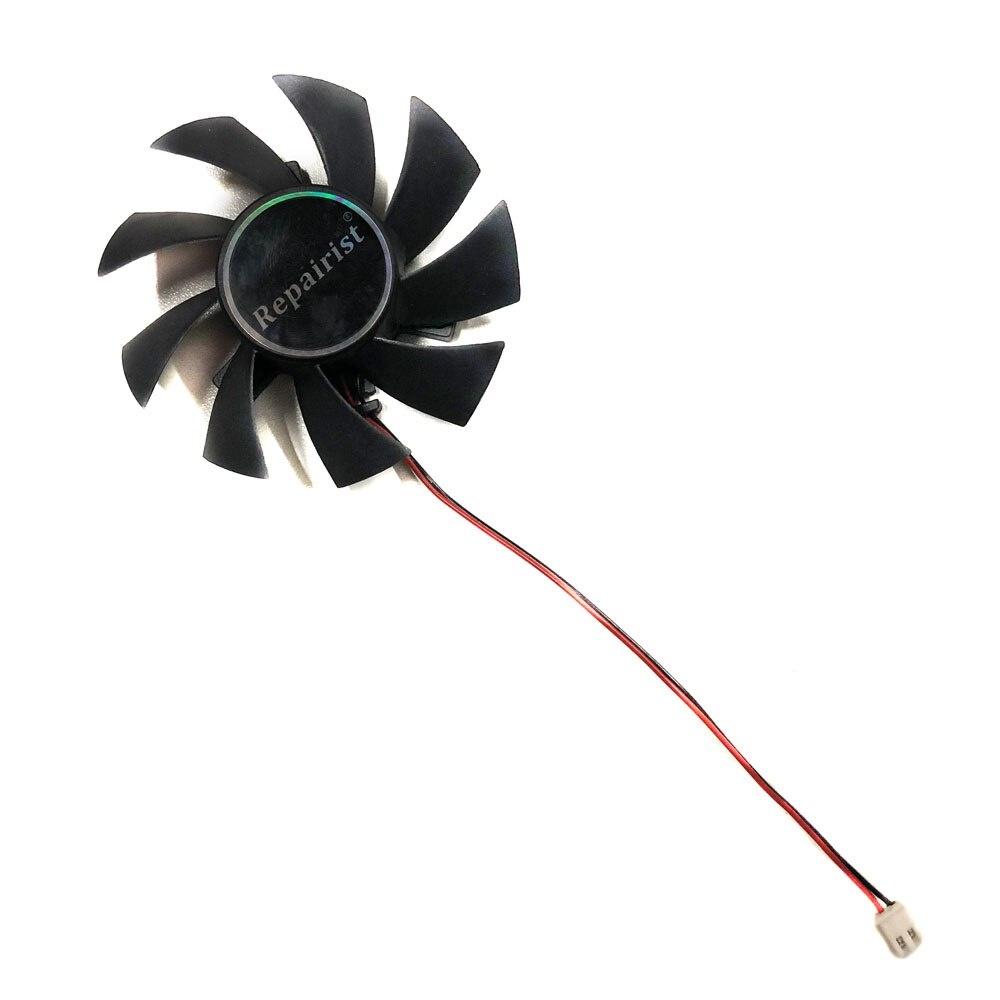 Quạt Tản Nhiệt T128015Sh 2pin 75mm 0.32a Vga Cho Gigabyte N240 N250 Gts240 250 Gts450