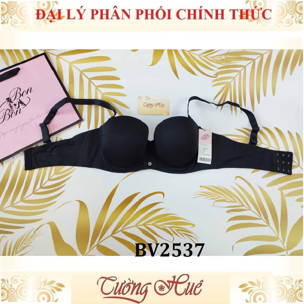 Áo lót nữ Bon Bon BV2537 trơn cúp ngang mút mỏng.