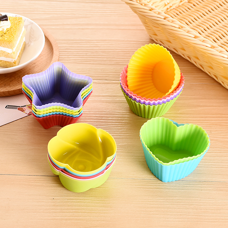 Khuôn Bánh Cupcake Silicon Khay Khuôn Muffin Nhiều Mẫu Mã Đẹp Đặc Sắc Tái Sử Dụng - CUPCAKESILI