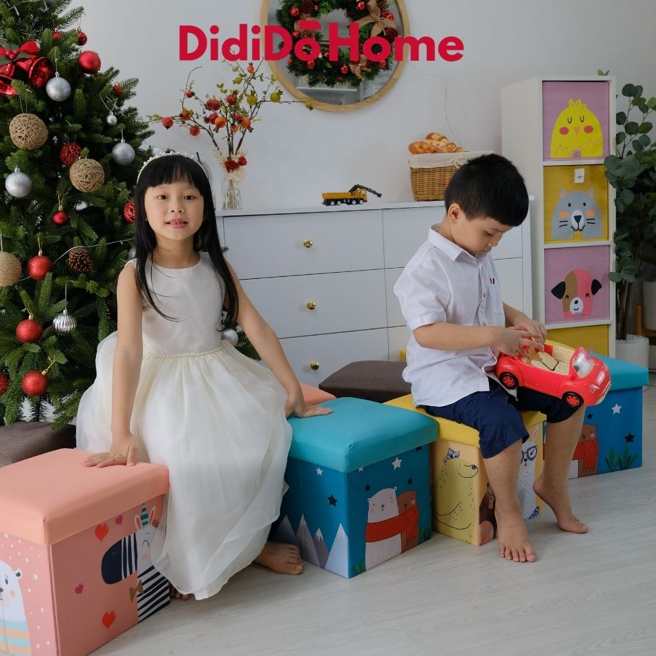 Hộp đựng đồ DidiDo kết hợp ghế ngồi cho bé