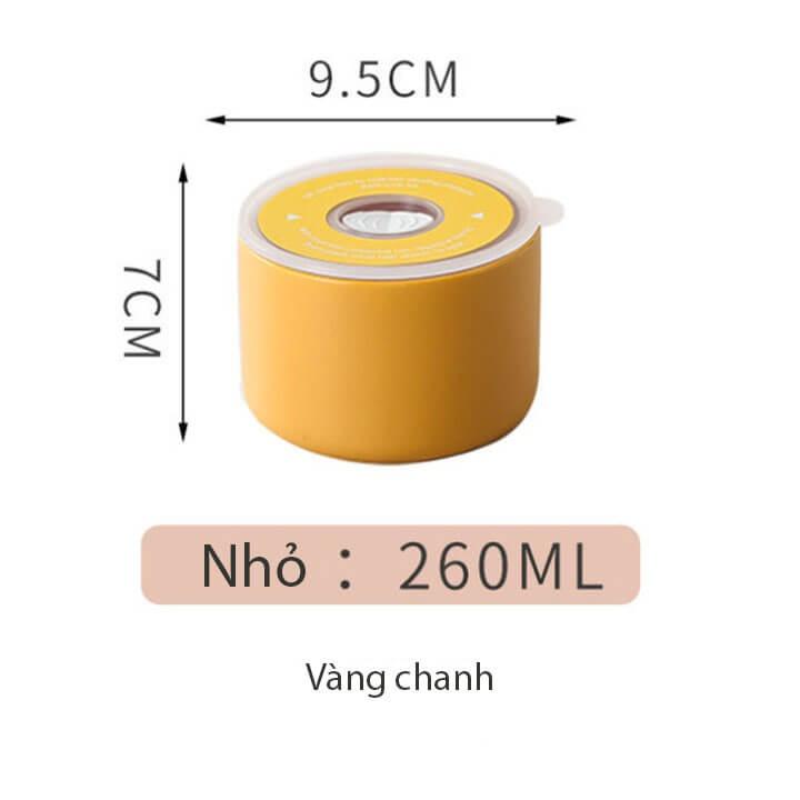 Bát Sứ Có Nắp Hút Chân Không TS02