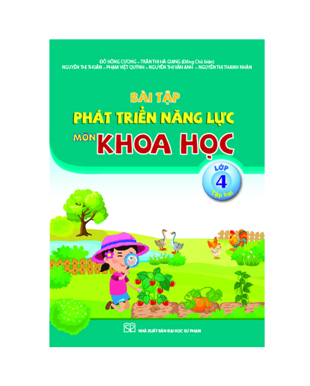 Sách - Bài tập phát triển năng lực học sinh môn Khoa học lớp 4 tập 2