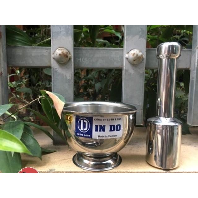 Cối chày inox đủ số nhỏ - lớn- hàng Việt Nam an toàn dày dặn