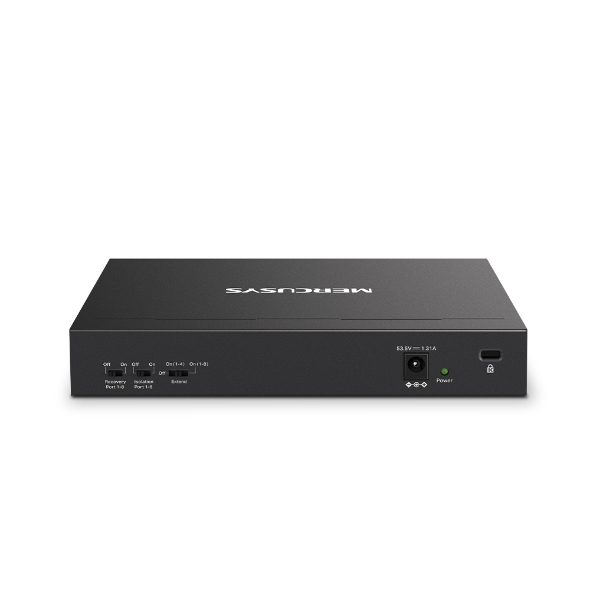 Bộ Switch Chia Mạng Mercusys MS110P 10 Cổng 10/100 Mbps với 8 Cổng PoE+ - Hàng Chính Hãng