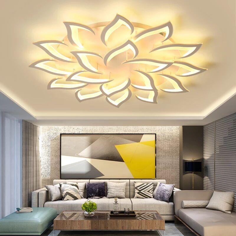 Đèn ốp trần LED phòng khách, phòng ngủ, văn phòng phong cách hiện đại TT26