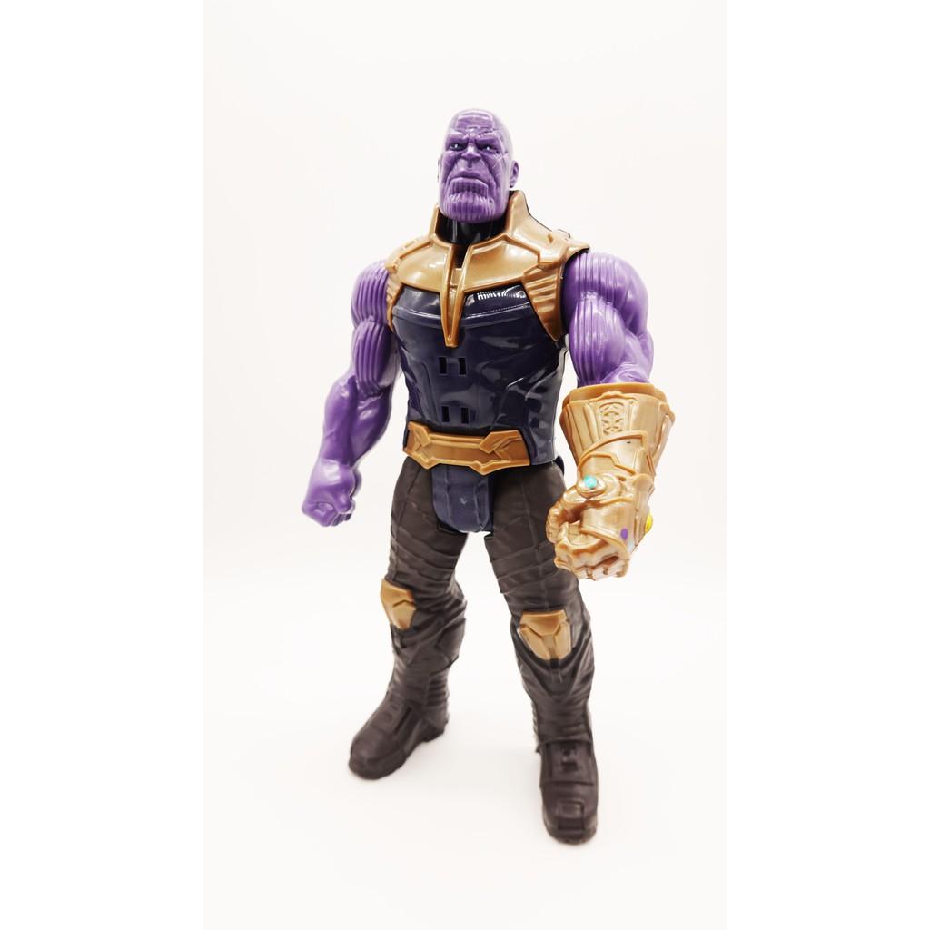 Mô Hình Thanos Trong Biệt Đội Siêu Anh Hùng 4 Hàng Cao Cấp, Cao 30cm, Nhựa Đặc, Đèn LED, Tiếng Nhân Vật 8818