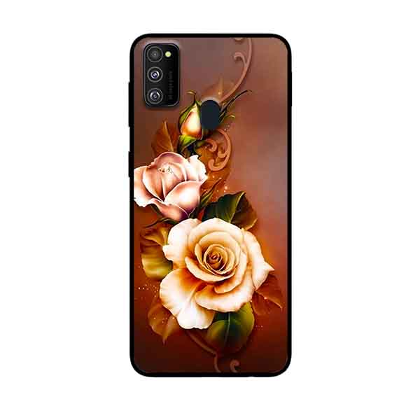 Ốp Lưng in cho Samsung Galaxy M30s Mẫu Hoa Hồng 1 - Hàng Chính Hãng