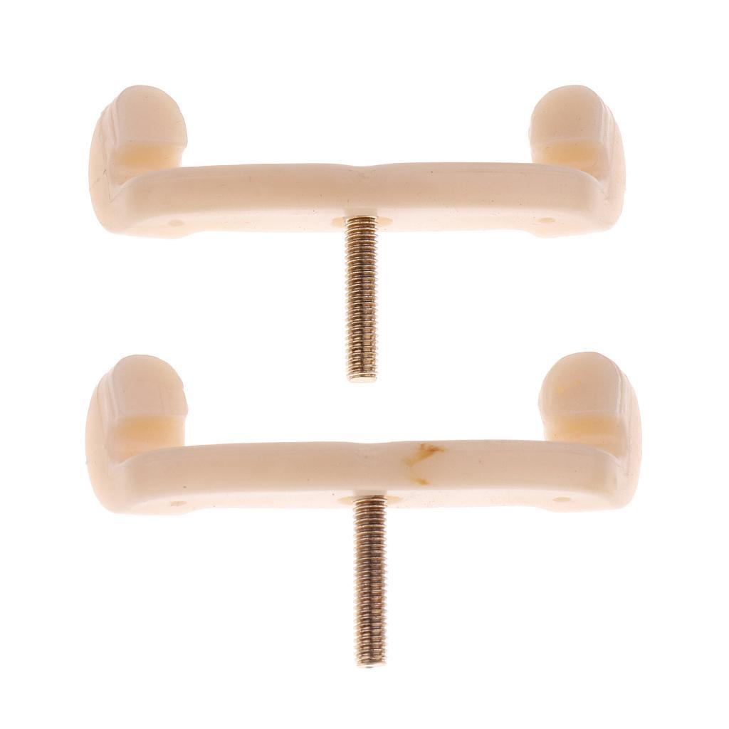 2x Violin Shoulder Rest Replacement Feet 3/4 4/4  Parts Accessory
