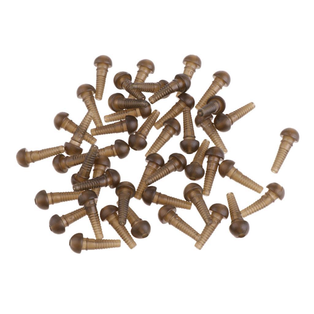 50pcs Terminal Carp Fishing Tackle Kit Rubbers Tubes Cones Terminal Tackle