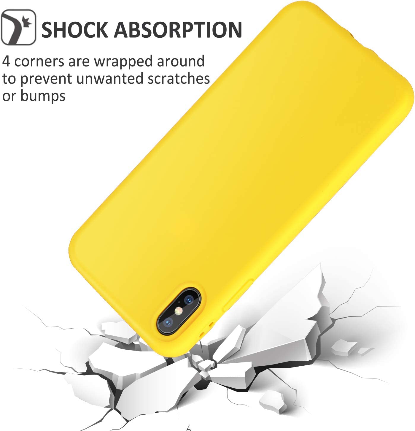 Ốp lưng silicon case chống sốc cho iPhone XS Max chống bám bẩn siêu mỏng mịn hiệu HOTCASE vật liệu cao cấp, dễ lau chùi - hàng nhập khẩu
