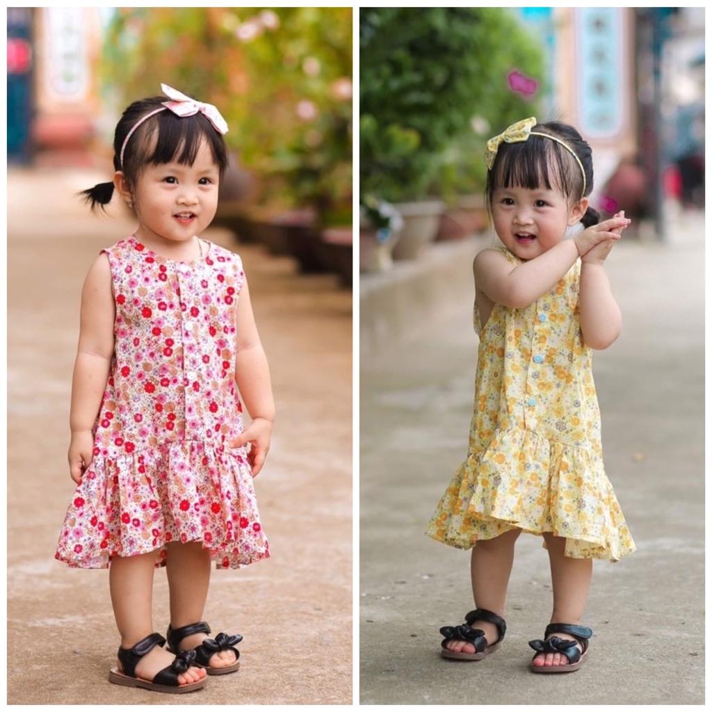 Váy bé gái đầm bé gái tổng hợp nhiều loại chất đẹp, xả kho