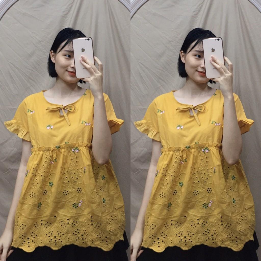 Áo Bầu Công Sở YE1051 Chất Thô Thêu