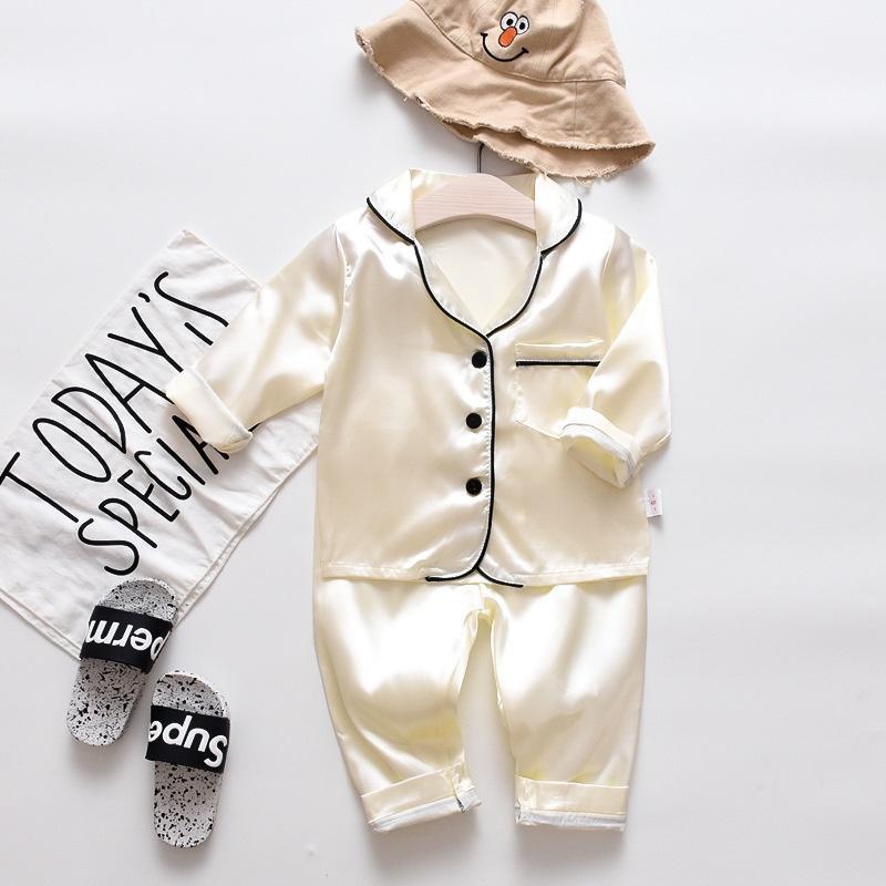 Bộ Pijama Lụa Dài Tay Cho Bé Từ 6-28kg SUMO KIDS, Bộ Lụa Mặc Đi Ngủ Hay Đi Chơi Đều Xinh