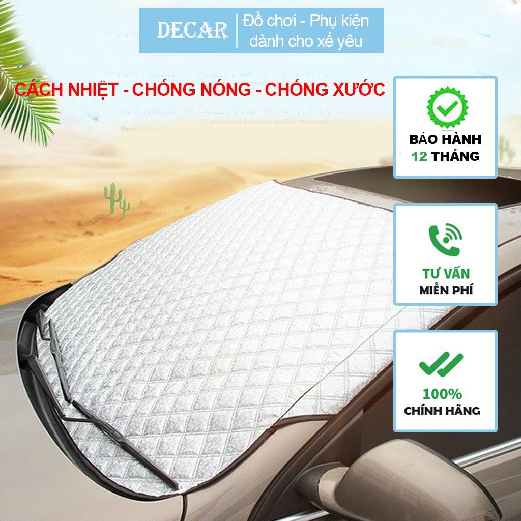 Bạt che ô tô 3 lớp thông minh cao cấp , bạt phủ trùm xe hơi 4 - 7 chỗ chống nước, chống xước, bạt vải dù oxford