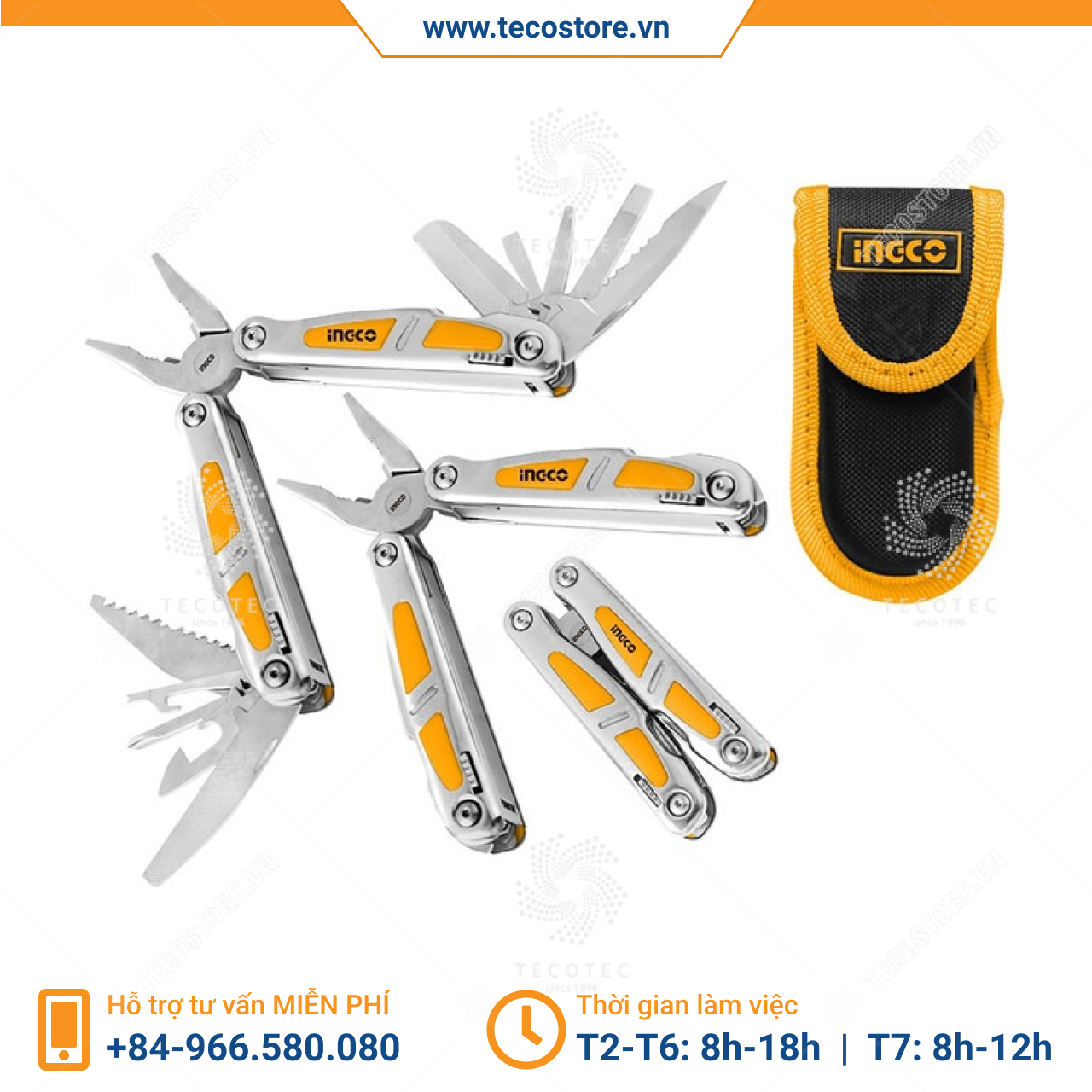 Bộ kìm điện gập/xếp INGCO HFMFT0115
