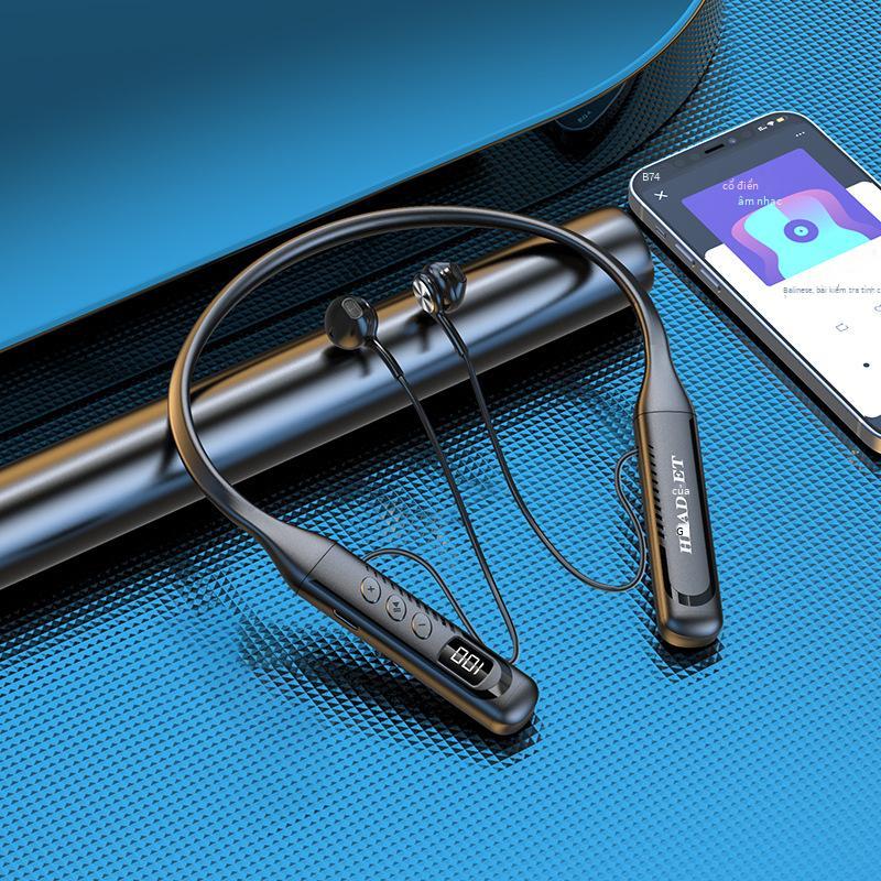 Ưu đãi đặc biệt Tai nghe màn hình phát sóng trực tiếp bán trong tai truyền 2.4G với pin lớn và thời lượng pin dài với màn hình kỹ thuật số Tai nghe Bluetooth không vào tai