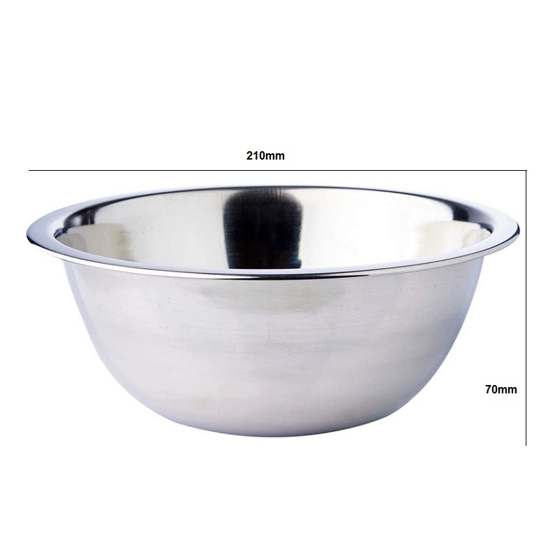 Bộ 2 dụng cụ đựng đồ nhà bếp inox cao cấp 21cm - Hàng nội địa Nhật