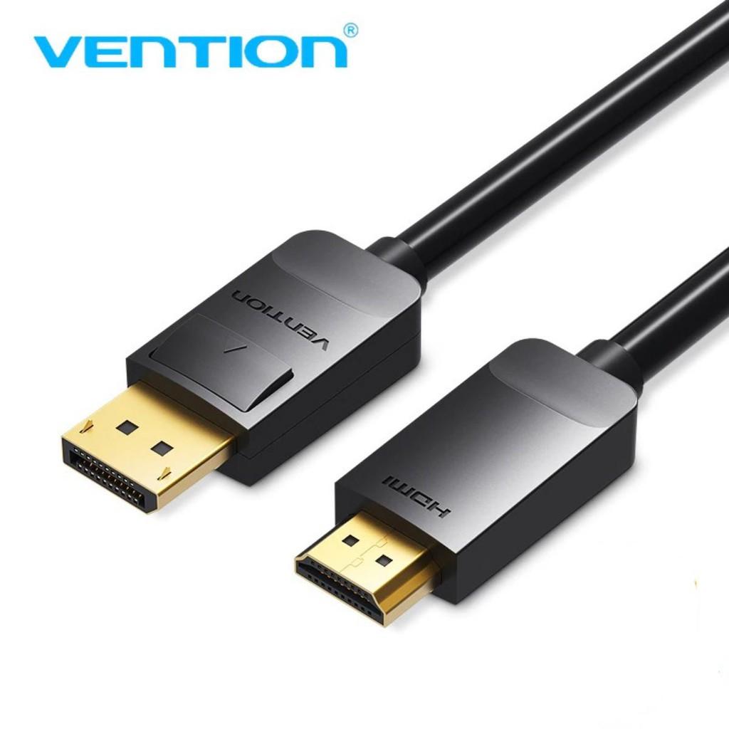 Cáp chuyển đổi Displayport DP to HDMI Vention HADBG dài 1.5m - BEN Hàng chính hãng