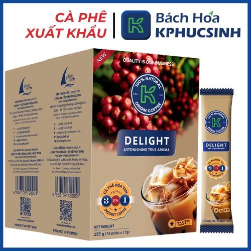 Cà phê hòa tan 3 in 1 K-Delight 255g