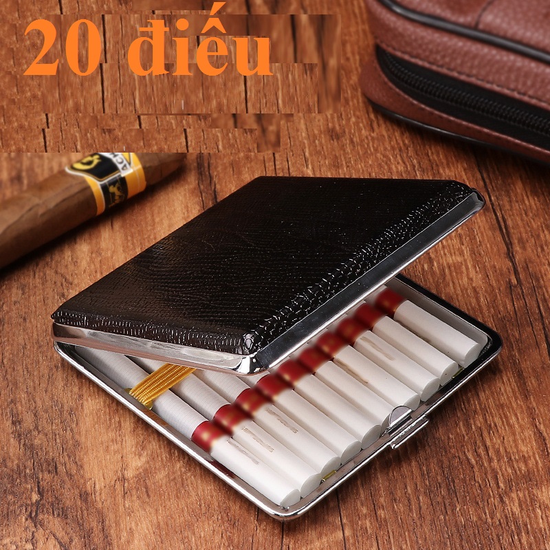 Hộp nhựa đựng thuốc điếu kiểu dáng nhỏ gọn đẹp và nhẹ