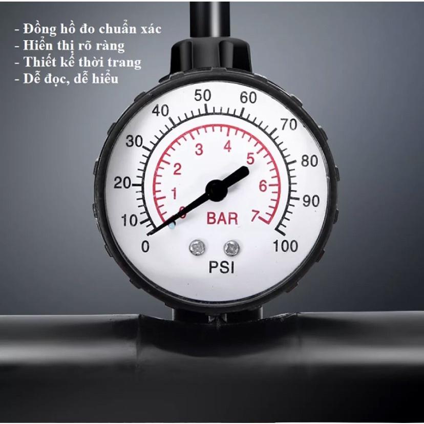 Bơm Hơi Dùng Chân 2 Ống Nén Khí DA LI SHEN - Bơm Hơi Đạp Chân Mini 2 Ống Bơm Ô Tô Xe Máy Xe Đạp Nhỏ Gọn Tiện Lợi