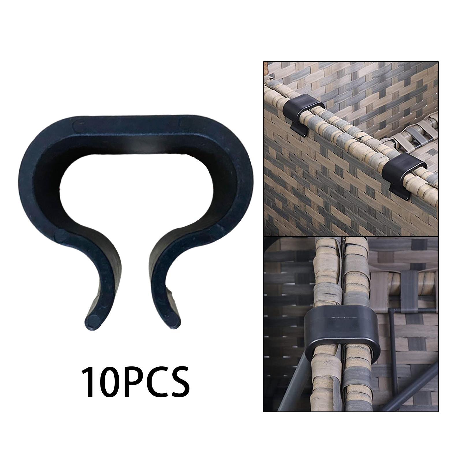10 Pieces Patio Wicker Furniture Clips Chair Fasteners Patio Sofa Clips