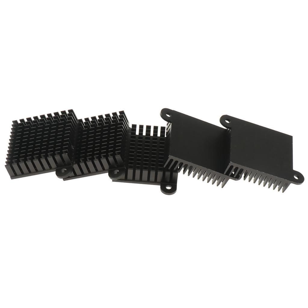 5pc Aluminum Heatsink Amplifier Heat Sink CPU Cooler Fin Module 35x35x10mm