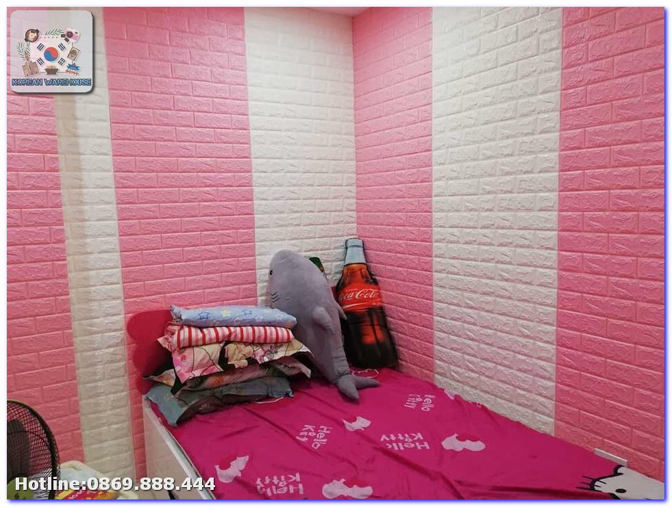 Combo 10 tấm xốp dán tường giả gạch