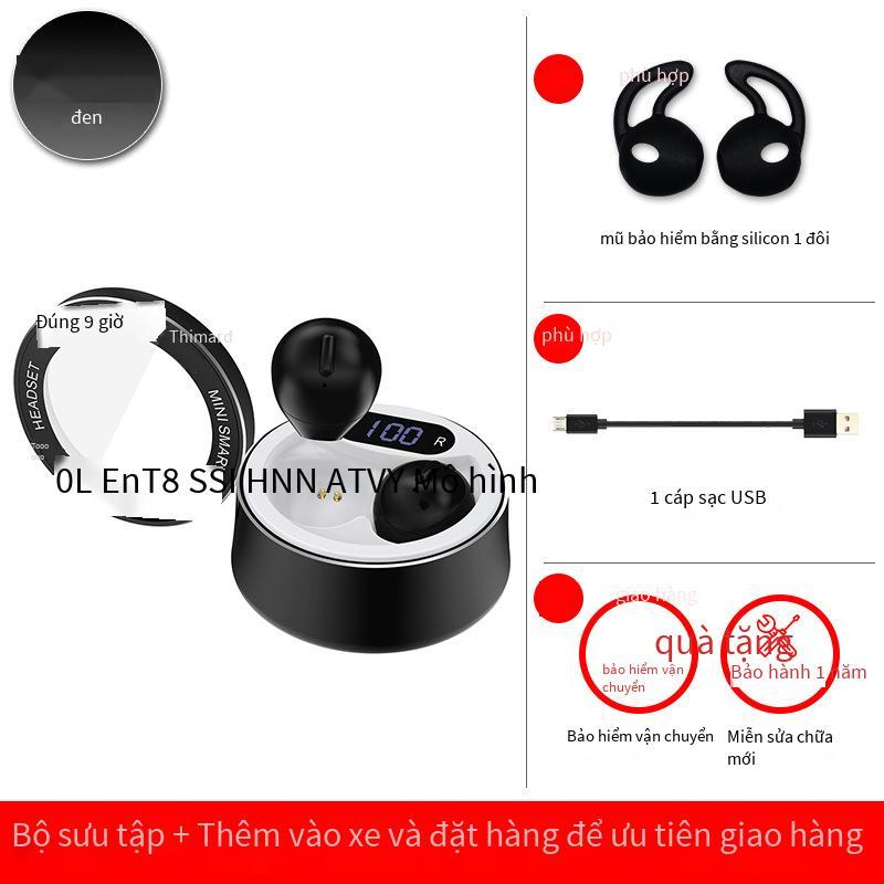 Ưu đãi đặc biệt Tai nghe bluetooth hai tai không dây TWS X21T thể thao mini bán trong tai siêu nhỏ siêu nhỏ có ngăn sạc màn hình kỹ thuật số