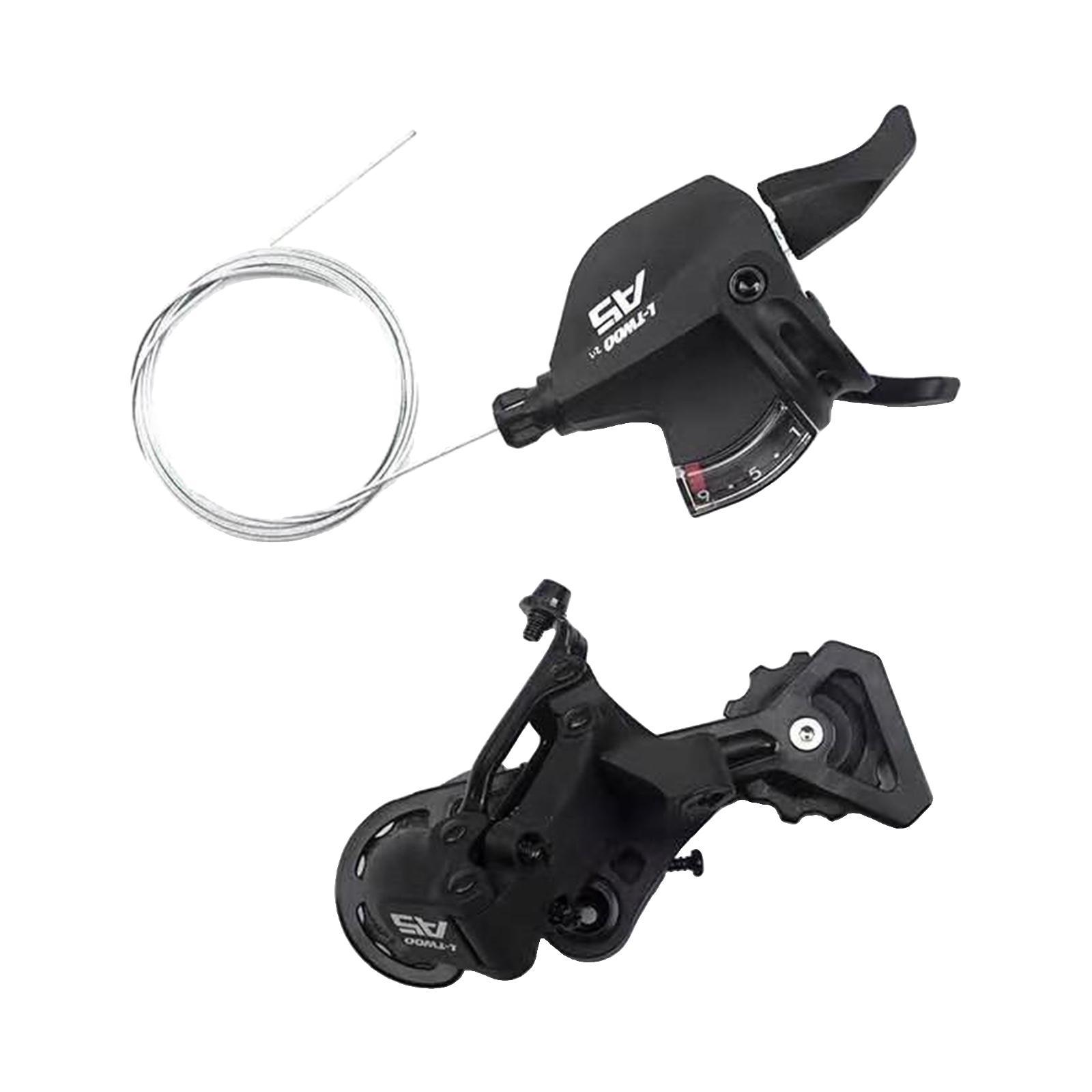 Mountain Bike Groupset Rear Derailleur & Right Shifter Gear Brake Lever