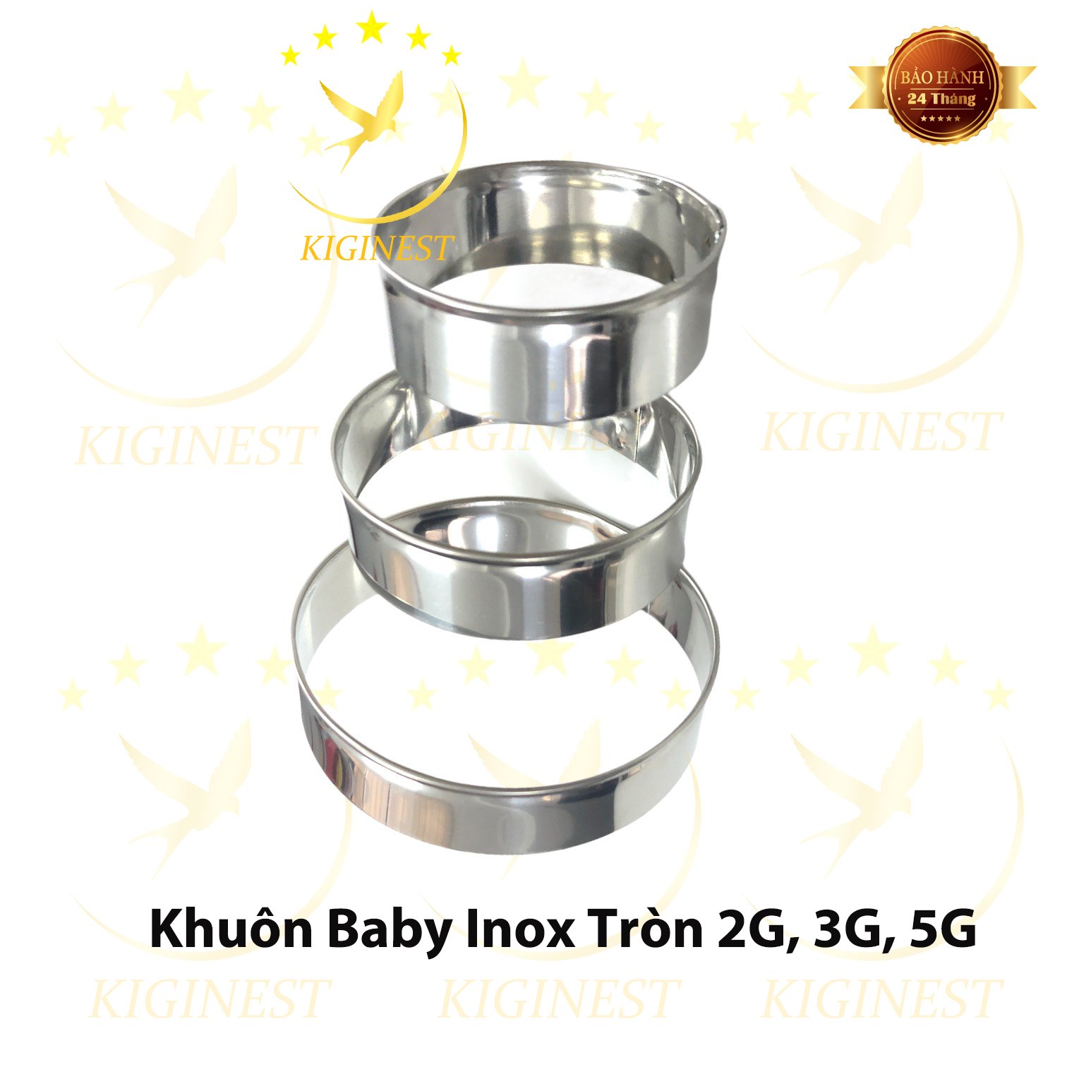 [GIÁ CỰC SỐC] KHUÔN YẾN INOX BABY TRÒN 2G, 3G, 5G ĐẮP, SẤY VÀ ĐỊNH HÌNH TỔ YẾN- SET YẾN CHƯNG CHẤT LƯỢNG