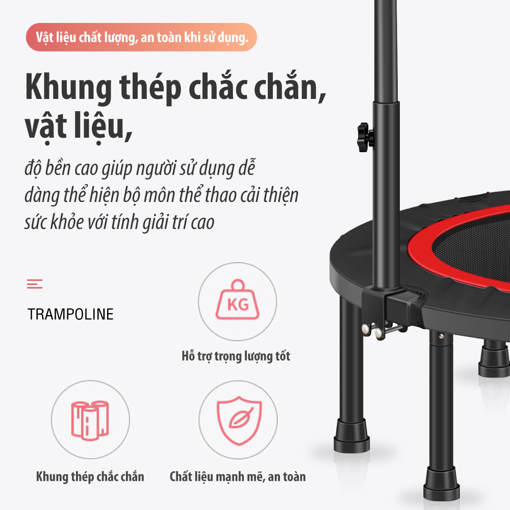 Sàn nhún, Đệm nhún lò xo BG Trampoline cao cấp Thái Lan
