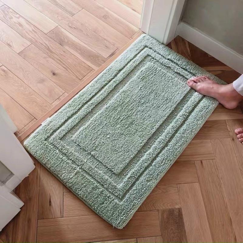 Thảm chùi chân lông cừu 1m2 siêu thấm, chống trượt nhập khẩu cao cấp