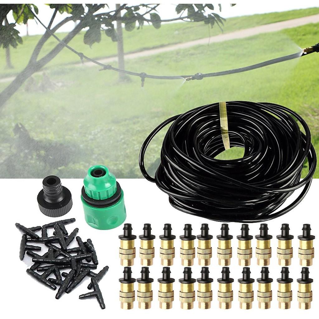 Bộ KIT Phun Sương Tưới Cây 20 Béc Bằng Đồng Tưới Lan, Cây Cảnh