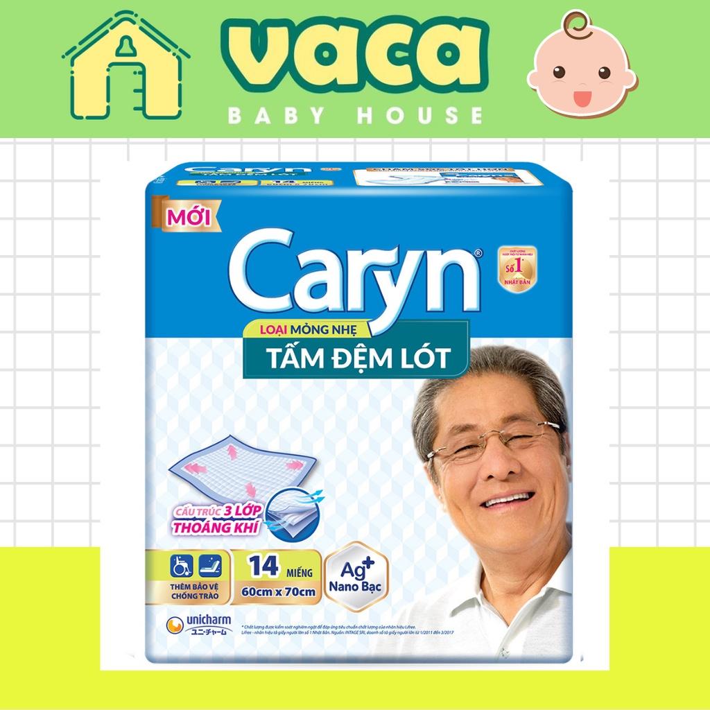 (HCM) Tấm đệm lót người già Caryn khổ lớn 60x70cm gói 14 miếng