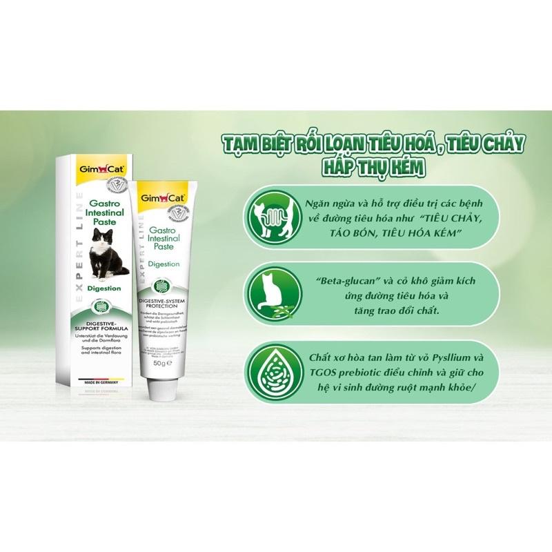 Gel Hỗ Trợ Hệ Tiêu Hoá Cho Mèo Gimcat – Gimcat Gastrointestinal Paste 50g
