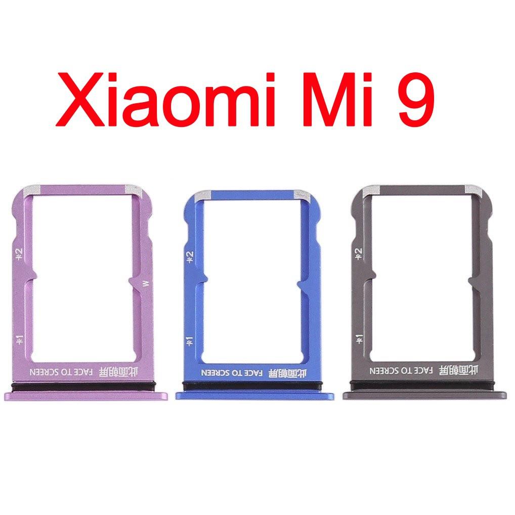 Khay Đựng Sim Thẻ Nhớ Cho Xiaomi Mi 9 Linh Kiện Thay Thế