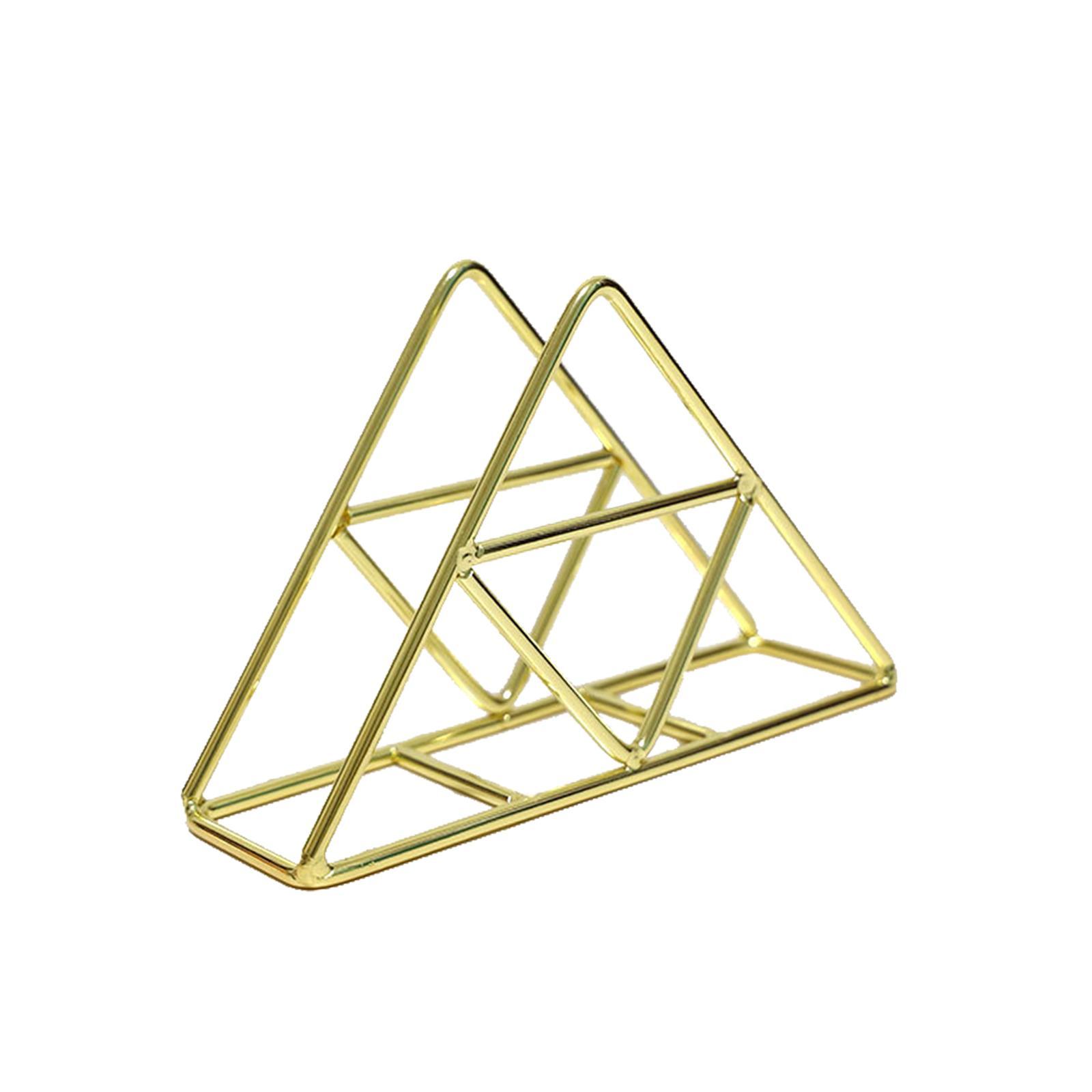 Durable Paper Napkin Holder Tissue Dispenser Golden