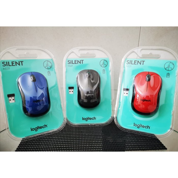 Chuột Logitech M221 Không dây Wireless Silent Plus - Hàng chính hãng