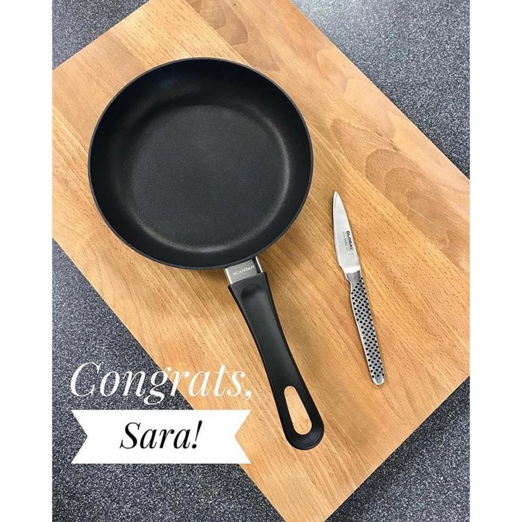 Bộ 2 chảo chiên/ rán đáy từ chống dính Scanpan Classic 20+26cm 53000204 sản xuất Đan Mạch, bảo hành 3 năm