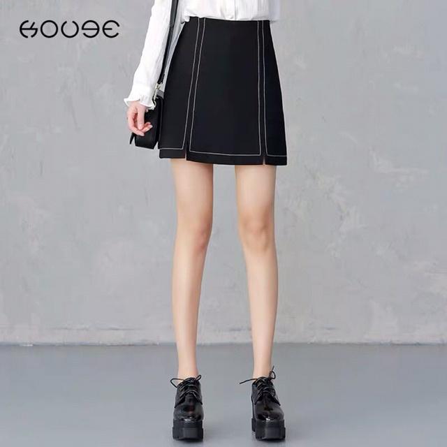 Chân Váy Chữ A Dáng Ngắn 45cm trần chỉ cách điệu