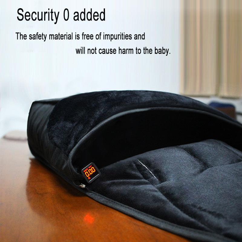 Xe Đẩy Cho Bé Ngủ Ấm Áp Xe Đẩy Chân Bọc Dày Đệm Chân Bao Kính Chắn Gió Mùa Đông Ra Chống Gió