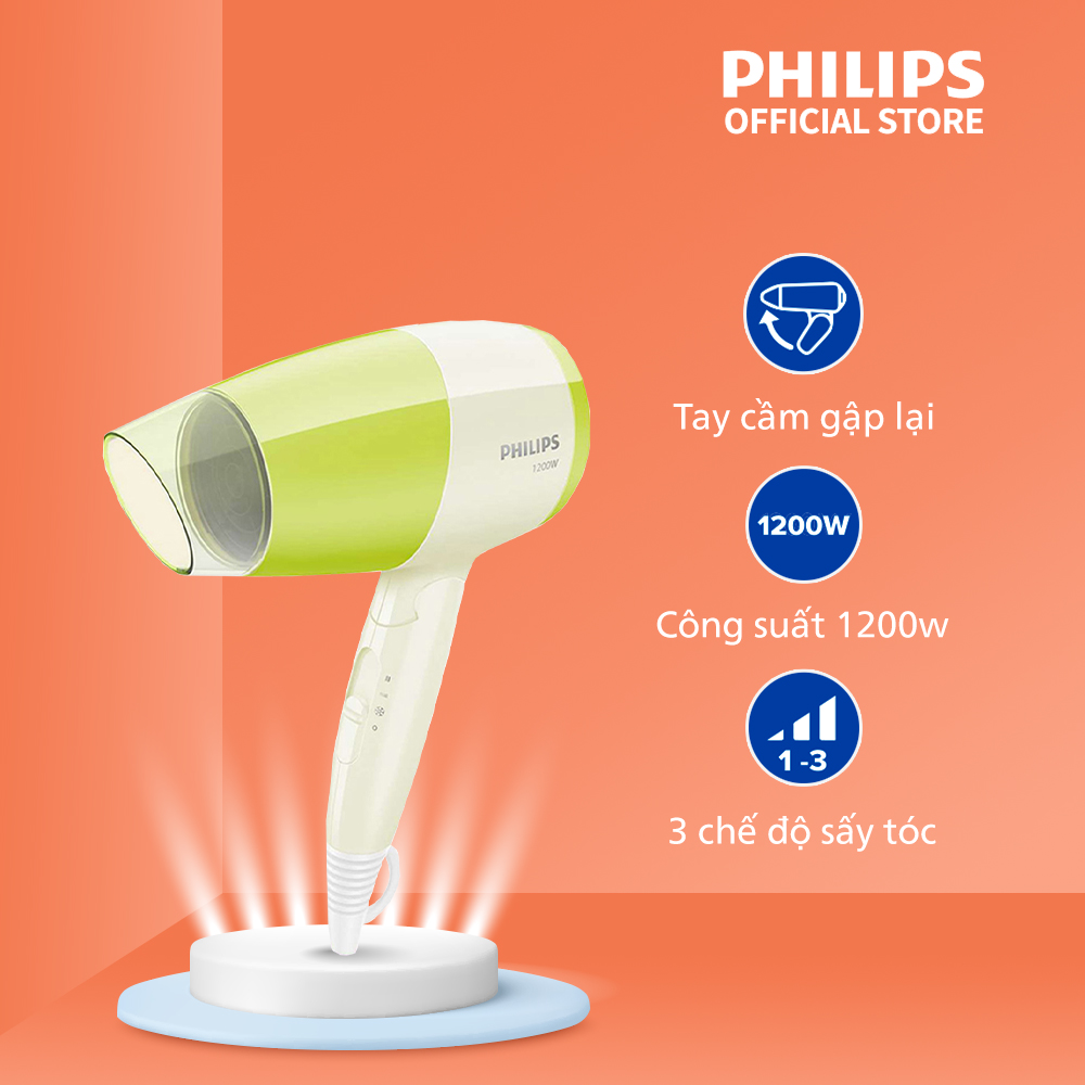 Máy sấy tóc Philips BHC015/00 - Chăm sóc tóc dễ dàng