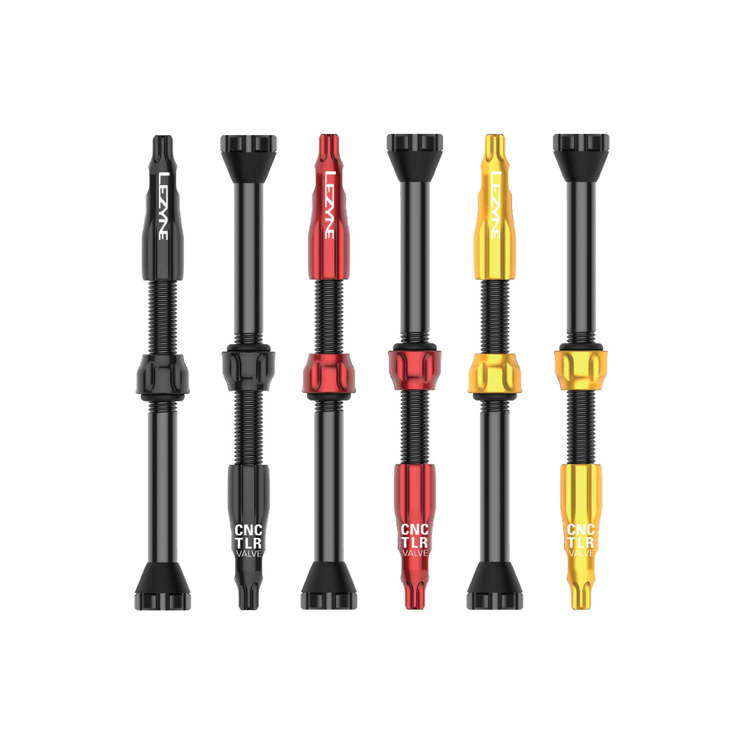 Bộ Van Vỏ Không Ruột Xe Đạp Lezyne CNC Tubeless Valve Kit Tích Hợp Đầu Tháo Lõi Van
