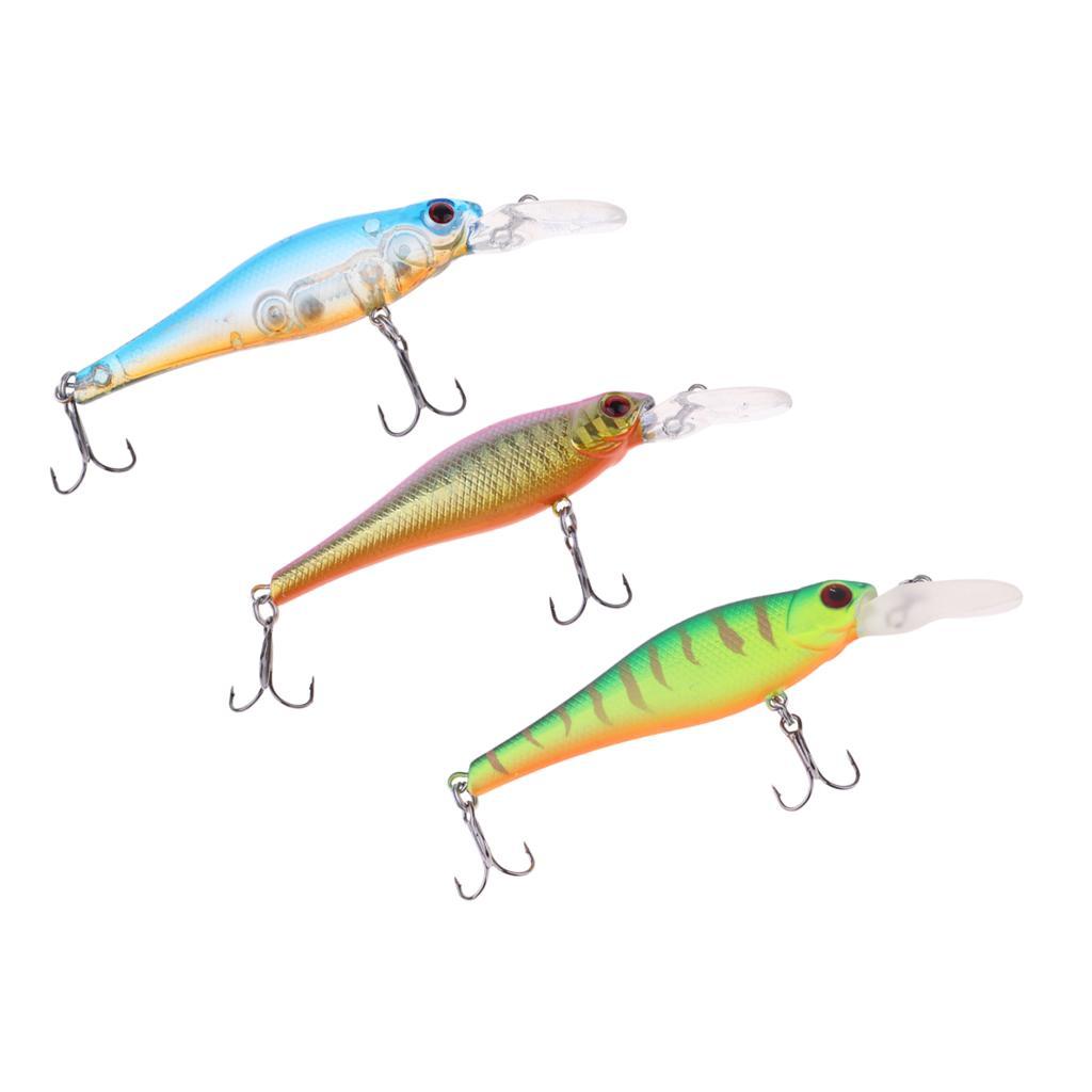 Premium Minnow Fishing Lures Hard Artificial Bait Crankbait Fishing Rigs Bait Fishing Tackle Equipment