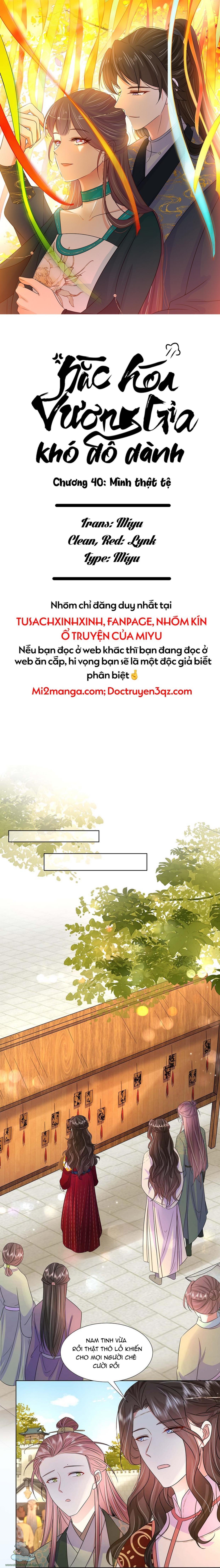 hắc hoá vương gia khó dỗ dành chapter 40 1