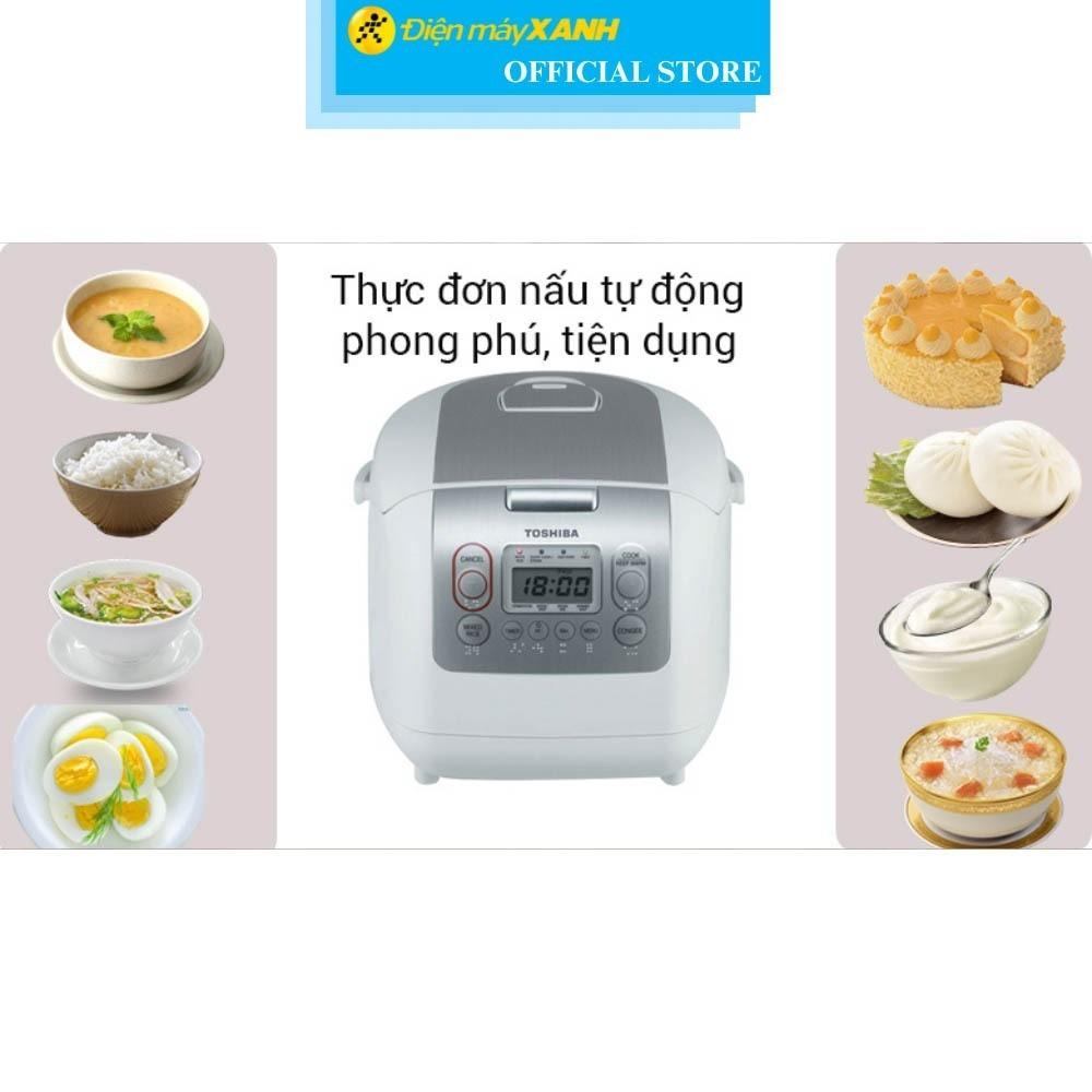 Nồi cơm điện tử Toshiba 1.8 lít RC-18NMFVN(WT) - Hàng chính hãng